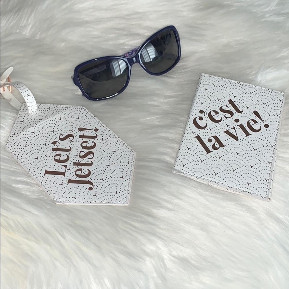 The Jet Set Diaries Passport Luggage Tag